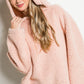 Fuzzy Faux Fur Oversized Sweatshirt