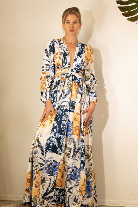 Printed Maxi Dress