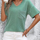 V-Neck Dropped Shoulder T-Shirt