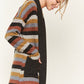 Multi Color Stripe Cardigan