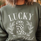 Lucky Cowgirl Boots  Graphic Plus Sweatshirt