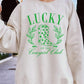 Lucky Cowgirl Boots  Graphic Plus Sweatshirt