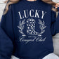 Lucky Cowgirl Boots  Graphic Plus Sweatshirt