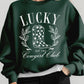 Lucky Cowgirl Boots  Graphic Plus Sweatshirt