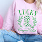 Lucky Cowgirl Boots  Graphic Plus Sweatshirt