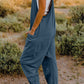 Double Take Full Size V-Neck Sleeveless Jumpsuit with Pockets