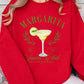 Margarita Cocktail Graphic Fleece Sweatshirts