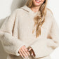 Fuzzy Faux Fur Oversized Sweatshirt