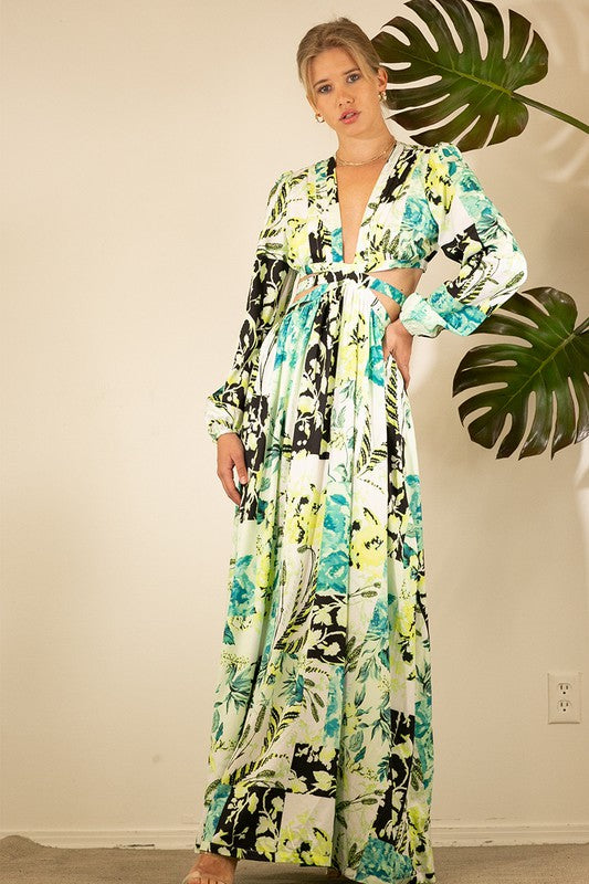 Printed Maxi Dress