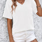 V-Neck Dropped Shoulder T-Shirt