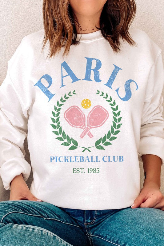 Paris Pickleball Club Graphic Sweatshirt