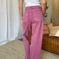 RFM Full Size High Rise Garment Dye Wide Leg  Jeans