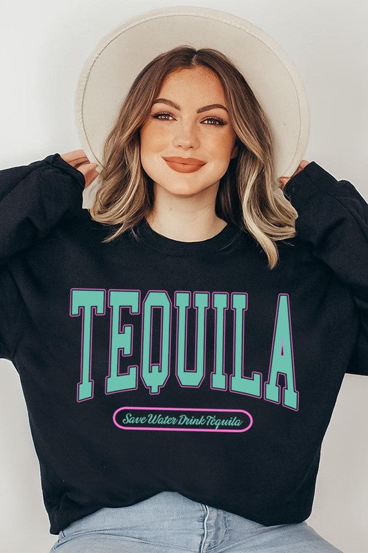 Tequila Drink Graphic Fleece Sweatshirts