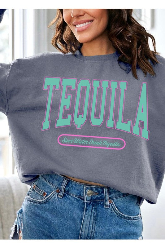 Tequila Drink Graphic Fleece Sweatshirts