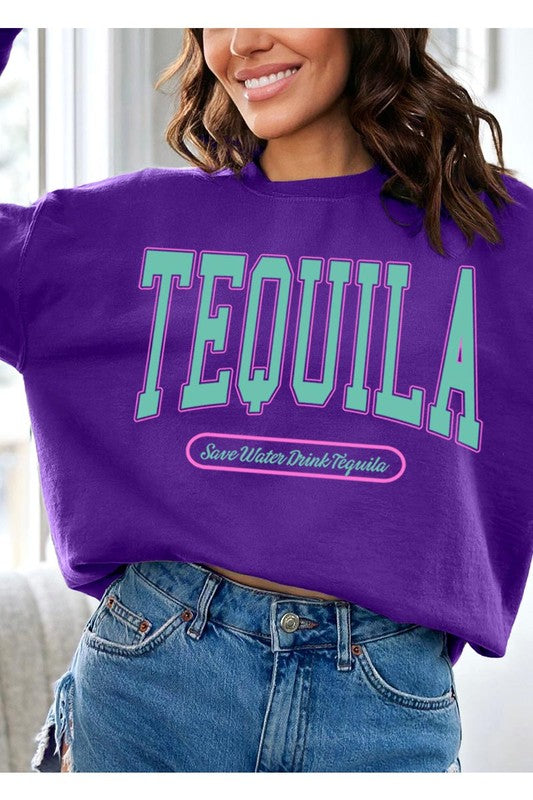 Tequila Drink Graphic Fleece Sweatshirts