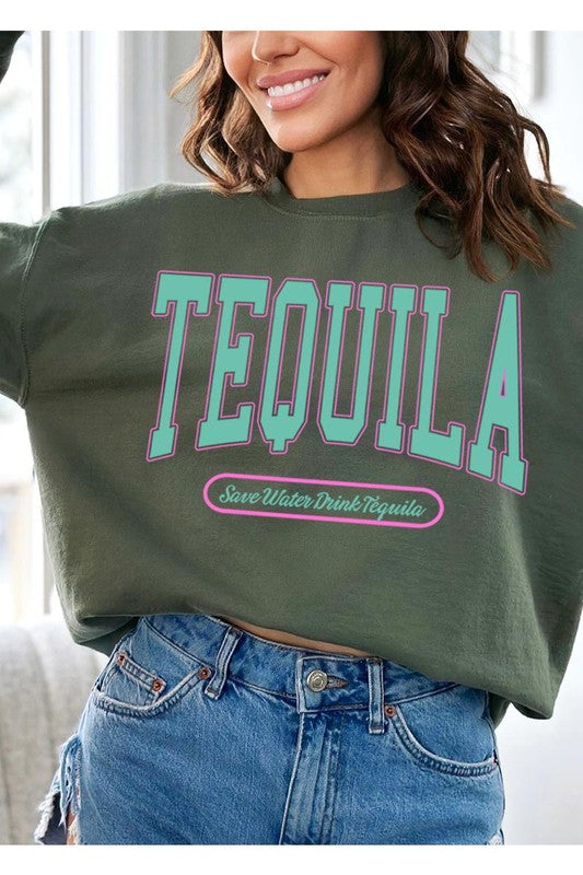 Tequila Drink Graphic Fleece Sweatshirts