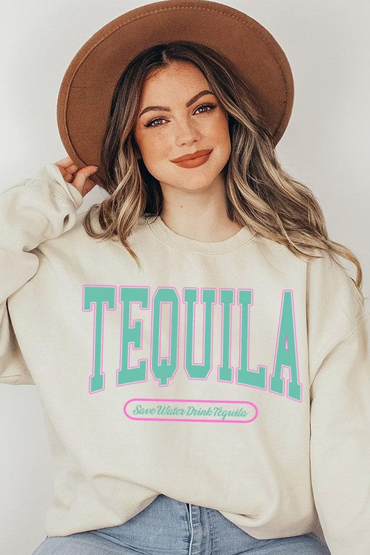 Tequila Drink Graphic Fleece Sweatshirts