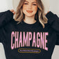 Champagne Drink Graphic Sweatshirts