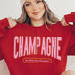 Champagne Drink Graphic Sweatshirts