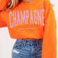 Champagne Drink Graphic Sweatshirts