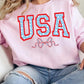 USA Ribbon Graphic Fleece Sweatshirts