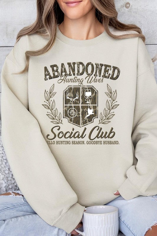 Abandoned Hunting Wife Social Club Plus Sweatshirt