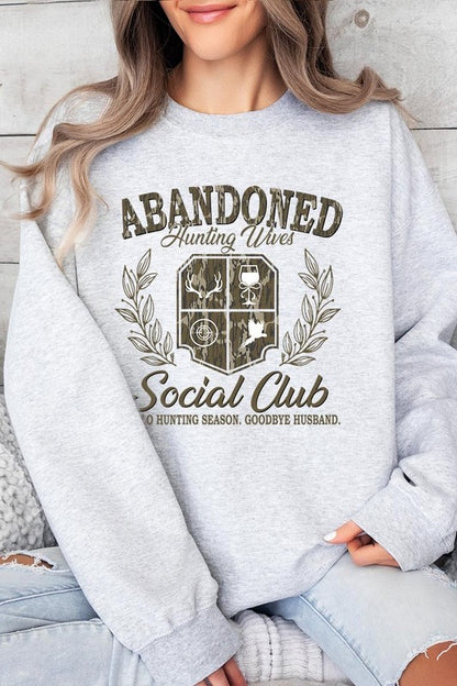 Abandoned Hunting Wife Social Club Plus Sweatshirt