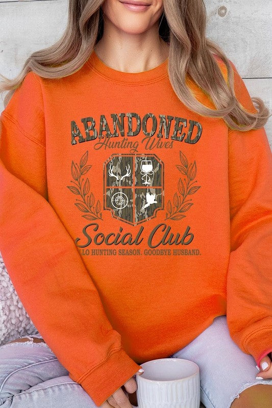 Abandoned Hunting Wife Social Club Plus Sweatshirt