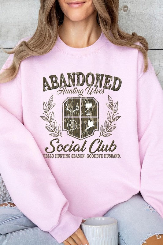 Abandoned Hunting Wife Social Club Plus Sweatshirt