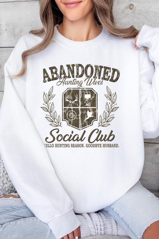 Abandoned Hunting Wife Social Club Plus Sweatshirt