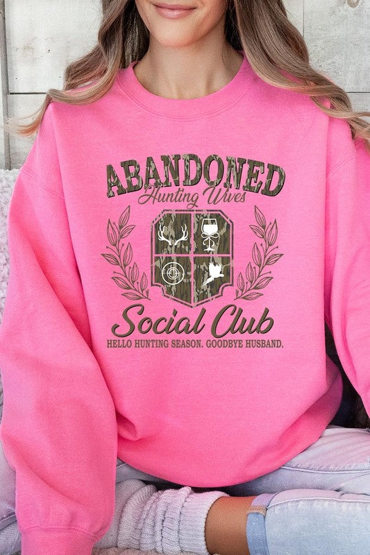 Abandoned Hunting Wife Social Club Plus Sweatshirt