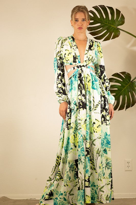 Printed Maxi Dress