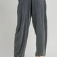 Umgee Elastic Waist Baggy Fit Pants with Pockets