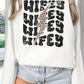 Leopard Lightning Wifey Graphic Sweatshirt