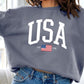 USA Est 1776 Graphic Fleece Sweatshirts