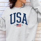 USA Est 1776 Graphic Fleece Sweatshirts