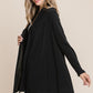 BOMBOM Open Front Long Sleeve Cardigan