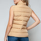 Snobbish Zip Up Turtleneck Vest with Pockets