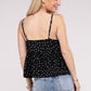 Dot Print Casual Tank Top