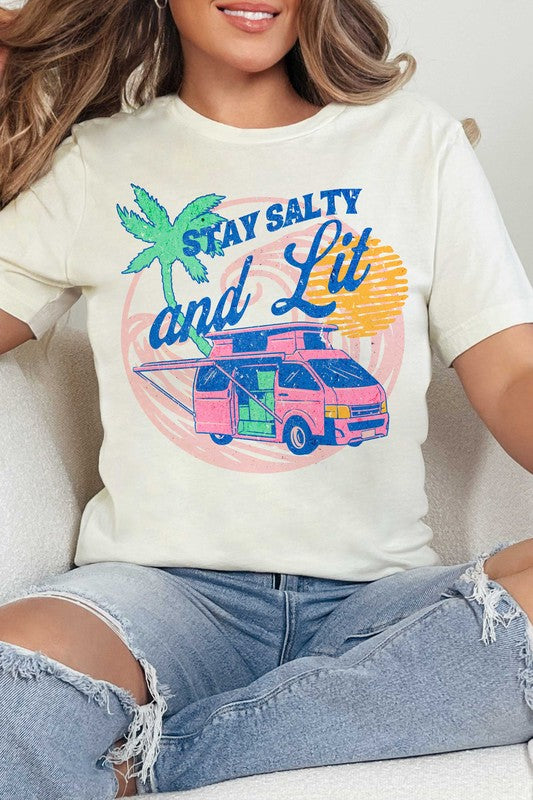 Stay Salty and Lit Graphic Tee