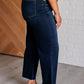 Madeline High Rise Cropped Wide Leg Jeans