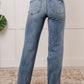 Quinn Mid Rise Cell Phone Pocket Dad Jeans