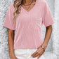 V-Neck Dropped Shoulder T-Shirt