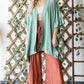 Wide sleeves ruffle kimono KRT1650-1