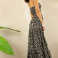 Twist Crop Top And Tiered Maxi Skirt Set