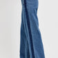 RISEN Full Size Elastic Waist Wide Leg Jeans Plus Size