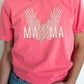 Mama Leopard Lightning Comfort Colors Graphic Tee