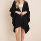 Wide sleeves ruffle kimono KRT1650-1