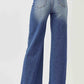 Risen Full Size High Rise Wide Leg Jeans