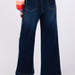 SAGE + FIG High Waist Wide Leg Jeans